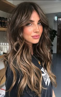 Brunette Hair With Highlights, Hair Color Ideas For Brunettes, Hair Color Balayage, Hair Inspiration Color, Hair Inspo Color, Winter Hairstyles