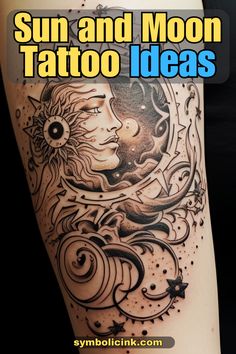 Sun and Moon Tattoo Ideas Night And Day Tattoo, The Sun And Moon Tattoo, Latina Tattoo Ideas, Inner Peace Tattoo, Shine Tattoo