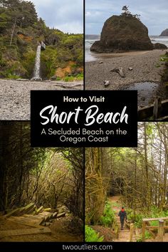 How to visit Short Beach, a secluded beach on the Oregon Coast Thors Well Oregon, Oceanside Oregon, Oregon Coast Hikes, Northern Oregon, Coastal Forest, Washington Vacation, A Short Hike