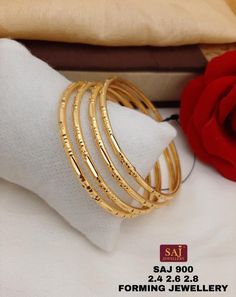 Bengal Gold Design, Dailyware Bangles Gold, Dailywear Bangles Gold Latest, Simple Gold Bangles Indian, Dailywear Bangles Gold, Daily Use Gold Bangles Indian, Gold Bangles Design Daily Wear Latest, Indian Gold Bangles