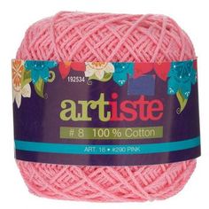 Plan your next crochet project with this Pink Artiste Crochet Cotton Thread. This thread is perfect for doilies, bedspreads, scarves, and much more! Consider making a delicate shawl or a stylish necklace. Start one loop at a time as you express your creativity with this rich and flexible thread! Note: We are aware of the importance of dye lots and make every effort to pull the same dye lot on orders for multiple spools of thread; however, we are unable to guarantee all spools will be the same dy Spools Of Thread, Thread Spools, Print Coupons, Stylish Necklace, Fabric Bolts, Sewing Skills, Needle Art, Thread Crochet, Bedspreads