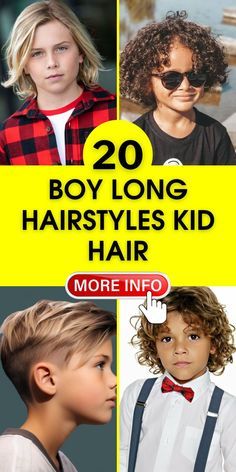 Boy Long Hairstyles, Boys Long Hairstyles Kids, Boys Haircuts Long Hair, Sleek Haircuts, Shaggy Haircut, Childrens Hairstyles, Medium Haircut