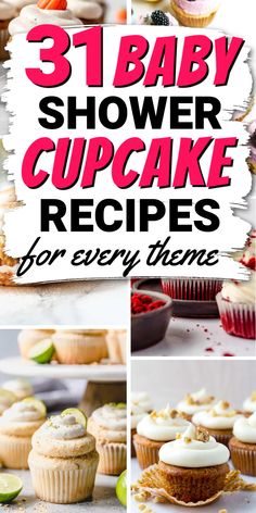 baby shower cupcake recipes for every theme