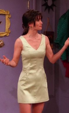 Rachel Monica And Phoebe, Monica And Phoebe, Monica Dress, 60 Outfits, Jenifer Aniston