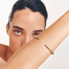 Sleek and stylish, this contemporary bangle is perfect for everyday wear when you're looking to add a bit of shine to any outfit. Made from the highest quality recycled 18K Gold Vermeil, this elegant bangle will surely become a part of your daily routine. *Thickness: 4.50-5.00 mm*Weight: 12.90 GM*Opening: 15 mm Modern Polished Bangle, Modern Yellow Gold Bangle Cuff Bracelet, Modern Yellow Gold Cuff Bracelet For Everyday, Modern 14k Gold Cuff Bracelet For Everyday, Minimalist 14k Gold Bangle For Everyday Luxury, Modern Yellow Gold Cuff Bracelet With Oyster Design, Modern Yellow Gold Open Cuff Jewelry, Minimalist Everyday Luxury 14k Gold Bangle, Modern Bangle For Everyday Luxury