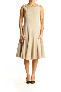 Brand: Calvin Klein Material: Polyester, Cotton Condition: Excellent Size: L Category: Dresses Work Dresses Measurements: Bust 38", Hips 40", Length 40", Waist 33" Dresses Work, Vintage Kate Spade, Top Backpacks, Top Handbags, Work Dresses, Office Dress, Office Dresses, Dress Measurements, Suit Separates