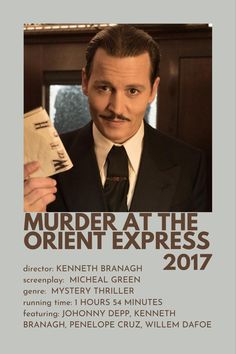 Rainy Day Movies, جوني ديب, The Orient Express, Johnny Depp Movies