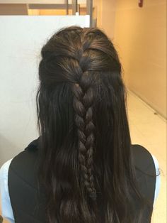 Braided Hairstyles Hair Down, Hairstyles For Amusement Parks, Hairstyles For Long Hair Black, Brunette Hair With Highlights, Peinados Recogidos, Curly Hair Styles Easy