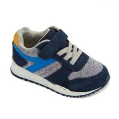 This is for a brand new with tags pair of Cat & Jack Navy Yellow Boys Toddler Chase Jogger Sneakers Shoes with Hook & Loop Closure. Your little athlete will be zooming around as fast as can be when he slips into the Chase Jogger Sneakers from Cat & Jack .  These cool sneakers keep him sporty whether he s crawling around at home or trying his luck on the soccer field. Top strap with hook and loop closure keeps them easy to slip on and off Mix of textures and colors keeps his look as cool as can b Toddler Boy Sneakers, Cool Sneakers, The Chase, Toddler Boy Shoes, Cat And Jack, Boys Sneakers, Toddler Shoes, Cat & Jack, Sneakers Shoes