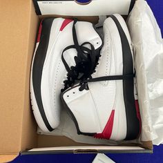 Brand New Jordan Retro 2s Never Worn, Not My Style Of Shoe And They Deserve To Be Worn! 6.5 Youth Jordan 1 Mid Women, Air Jordan 2 Retro, Jordan Mid, Air Jordan 2, Authentic Jordans, Jordan Ones, Air Jordan 13 Retro, Jordan 11 Retro Low, Air Jordan 12 Retro