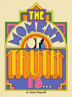 an advertisement for the mom of truth is displayed on a white background with multicolored lettering