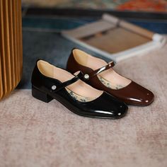 Chiko Antonina Square Toe Block Heels Pumps Leather Mary Janes, Shoes Heels Pumps, Heels Pumps, Thick Heels, Dream Shoes, Pump Shoes, Mary Janes, Patent Leather, Block Heels