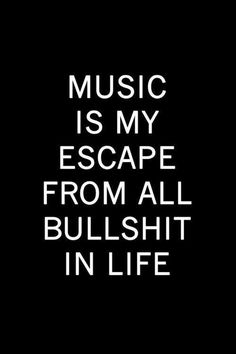 SO true Rock Music Wallpaper, My Escape, Saxophones, Music Is My Escape, Quotes Deep Feelings, Deep Thought Quotes, Infj