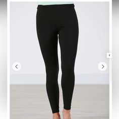 Brand New In Package. These Are Navy Blue (Pic From Website Used Is Black) Fitted High-rise Leggings With Elastic Waistband, Casual High Waist Snug Fit Activewear, Snug Fit Elastane Yoga Bottoms, Basic Fitted Yoga Bottoms, Tight Fit Elastane Yoga Bottoms, Basic Elastane Yoga Bottoms, Basic Elastane Workout Bottoms, Basic Fitted Full-length Leggings, Fitted Full-length Basic Leggings