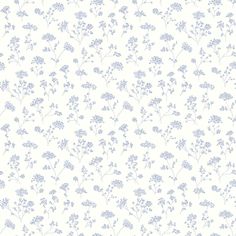 Flowers Black/White Wallpaper from the Miniatures 2 Collection by Galerie Wallcoverings Miniature Cows, Rose Trellis, English Country Garden, Blue Cow, Cow Parsley, Baby Wallpaper, English Country Gardens, W Wallpaper, Trellis Design