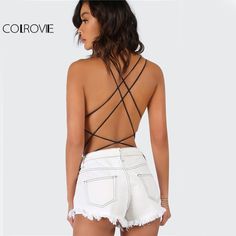 FREE SHIPPING !! Strappy Backless Bodysuit JKP788 Summer Backless Bodysuit With Built-in Bra, Chic Low Back Bodysuit For Night Out, Fitted Low Back Bodysuit For Party, Summer Low Back Bodysuit For Night Out, Low Back Bodysuit For Summer Night Out, Summer Low-back Bodysuit For Night Out, Elegant Backless Bodysuit For Night Out, Flirty Fitted Backless Bodysuit, Backless Stretch Bodysuit For Party