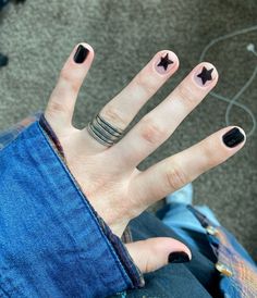 Star Nails, Funky Nails, Dope Nails, Swag Nails, Simple Nails