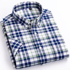 Description: Look great and feel wonderful wearing this premium top quality Men's Fashion Premium Quality Short Sleeves Dress Shirt. It comes in a variety of stylish, modern, and classic designs to enjoy. It looks great as a casual shirt, and also as an excellent choice to wear during your Spring and Summer recreationally activities. Details: MGN Men's Fashion Stylish Plaid Dress Shirts 100% Cotton Short Sleeves Dress Shirts Single Patch Pocket Summer Casual Standard Fit Button Down Plaid Stripe Casual Plaid Button-up Dress Shirt, Mens Fashion Dress Shirts, Plaid Button-up Short Sleeve Shirt, Casual Multicolor Button-up Flannel Shirt, Cotton Grid Pattern Button-up Shirt, Plaid Cotton Button-up Shirt Dress, Plaid Dress Shirt, Short Sleeve Dress Shirt, Checkered Shirt