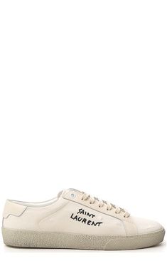 9113 SAINT LAURENT RAFFIA COURT SL/06 SNEAKERS Classic White Sneakers, Sneakers For Women, Leather Cap, Boot Pumps, Beach Tote Bags, Sneaker Heels, Denim Pant, White Sneakers, Classic White