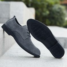 Category:Oxfords; Upper Materials:Suede; Season:Fall; Gender:Men's; Activity:Walking; Toe Shape:Square Toe; Style:Casual; Outsole Materials:Rubber; Occasion:Daily; Closure Type:Lace-up; Function:Breathable,Wear Proof,Non-slipping; Pattern:Solid Colored; Shipping Weight:0.7; Listing Date:10/13/2020; 2024 Trends:Formal Shoes,Suede Shoes; Foot Length:; Size chart date source:Provided by Supplier.; Special selected products:COD Business Suede Lace-up Shoes With Pointed Toe, Business Lace-up Suede Shoes With Pointed Toe, Casual Oxford Leather Shoes For Workwear, Fall Business Casual Lace-up Leather Shoes, Suede Lace-up Shoes With Rubber Sole For Work, Fall Suede Slip-on Dress Shoes, Suede Lace-up Shoes With Round Toe For Business Casual, Casual Oxford Loafers With Rubber Sole, Classic Suede Lace-up Loafers