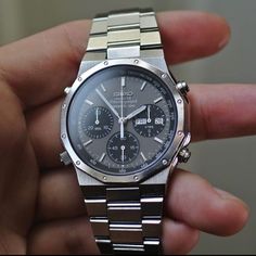 Business Watches For Men, Male Watches, Vintage Seiko Watches, Seiko Chronograph, Cheap Watches For Men, Seiko Men