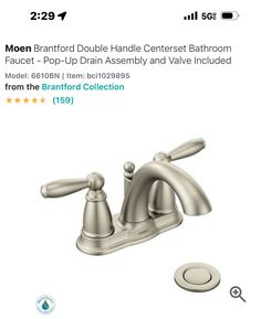 a faucet that is on sale for $ 29 99 and it has the price tag