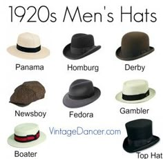 1920s Mens Hats, 1920s Mens Costume, Drowsy Chaperone, Gatsby Hat, 1920s Party, Straw Boater, Flapper Costume