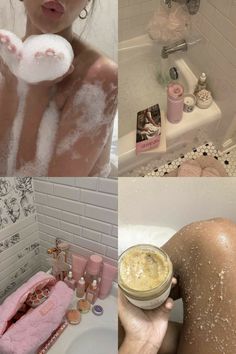 Pink Lifestyle, Clean Lifestyle, Life Vision Board, Shower Skin Care, Pink Girly Things, Glow Up Tips