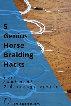 the 5 genius horse bridling hacks for hunt and dressage braids