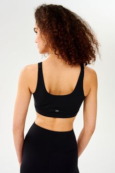 Our super soft ultra luxe Rigor fabric gives you superior multi sport performance and comfort in a light weight comfortable sports bra. BEST FOR: Running, CrossFit, barre, Pilates, spin class, cycling, gym workouts, court sports and effortless layering. Model Stats:Height: 5’10”, Bust: 31”, Waist: 23”, Hips: 35”Wearing size: Small Athleisure Bra With Light Support For Gym, Athleisure Light Support Gym Bra, Functional Compression Bra For Gym, Athleisure Bra For Light Sports With Medium Support, Compressive Light Support Sports Bra For Gym, Compressive Sports Bra With Light Support For Gym, Sporty Medium Support Training Bra, Compressive Sports Bra With Light Support, High Stretch Functional Bra For Gym