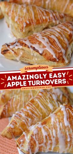 SCRUMPTIOUS AMAZINGLY EASY APPLE TURNOVERS Easy Apple Turnovers, Apple Turnover