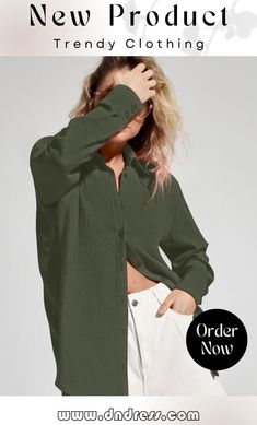 Textured Button Up Long Sleeve Shirt Button Up Long Sleeve, Color Pick, Basic Style, Fashion Games, Long Sleeve Shirt, Trendy Outfits, New Product, Sleeve Shirt, Long Sleeve Shirts