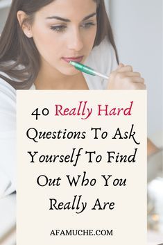 Hard Questions To Ask, 40 Questions, Deep Questions To Ask, Questions To Ask Yourself, Hard Questions, Deep Questions, Journal Writing Prompts