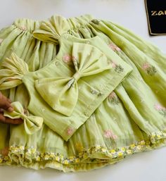 Lehenga For Baby Girl, Traditional Baby Dresses, Cotton Frocks For Kids, Traditional Skirts, Kids Party Wear Dresses, Kids Dress Collection, Baby Clothes Patterns Sewing, Kids Wear Girls, Kids Blouse Designs