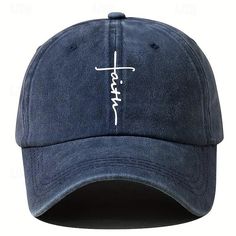 Season:Spring   Fall,Summer; Gender:Men's; Quantity:1pcs; Style:Travel,Beach; Hats Category:Sun Hat,Baseball Cap; Occasion:Casual,Vacation; Material:Polyester; Function:Adjustable,Fashion; Pattern:Plain; Design:Faith Letter,Embroidery; Front page:FF; Listing Date:06/12/2023 Casual Outdoor Baseball Cap For Beach Season, Casual Beach Baseball Cap With Letter Print, Summer Cotton Baseball Cap With Letter Print, Beach Letter Print Cotton Baseball Cap, Letter Print Baseball Cap For Vacation, Casual Letter Print Hat For Beach Season, Black Summer Vacation Baseball Cap, Spring Beach Baseball Cap With Letter Print, Spring Vacation Cotton Baseball Cap