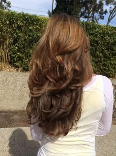 Brunette Balayage, Long Layered Haircuts, Hair Stylies