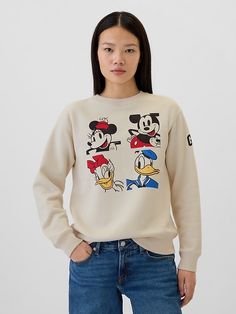 Gap Sweatshirt, Barbie Logo, Knife Pleats, Disney Clothes, Gap Logo, Disney Day, Disney Shop, Disney Outfits, Disney Style