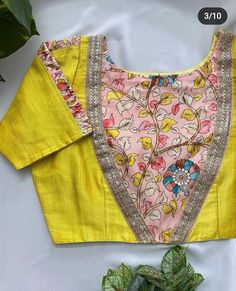 Patch Work Kurti Designs Latest, Different Blouse Designs Boat Neck, Kalamkari Blouse Designs Latest, Patch Work Kurti Design, High Neck Blouse Designs, Pattern Blouses, Patch Work Blouse Designs, Blouse Designs Pattern