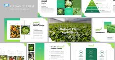 the brochure is designed to look like an organic farm