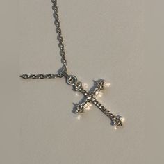 Silver Tone Cross Charm Necklace *Brand New. *Necklace Length: 50cm. *Pendant Size:3cm. *Silver Tone. *Stainless Steel Chain. *Zinc Alloy Cross. *Style: Minimalist, Romantic, Elegant. *Occasion:Casual, Going Out, Party, Festival, School, Work, Gifting, Winter, Special Occasions, Etc. * Ready To Ship Next Day * If You Are Interested In More Than One Item From My Store Please Message Me To Make A Bundle For You With Combined Shipping. Womans Women Woman Womens Female Females Girls Girl Teen Teens Silver Fairy Grunge Necklace As A Gift, Punk Style Silver Cross Pendant Jewelry, Y2k Cross Necklace, Gothic Silver Cross Necklace, Grunge Cross Necklace, Punk Glam, Cross Charm Necklace, Girls Girl, Female Girl