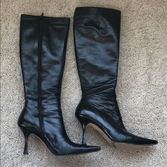 Previously Worn Boots! I’m Good Condition. Any Questions Please Ask. Worn Boots, Isaac Mizrahi, Carrie Bradshaw, Dream Shoes, Fashion Lookbook, Vintage Chanel, Clothing Rack, Shoes Heels Boots, Cute Shoes