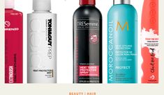 18 Best Heat Protectant Hair Sprays For Every Girl Who Loves Styling Hair Best Heat Protectant For Hair Flat Irons, Best Thermal Protectant For Hair, Best Heat Protectant For Hair, Best Heat Protectant, Best Heat Protectant Spray, Best Hairspray, Thick Coarse Hair, Hair Sprays