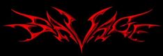 the red demon logo on a black background