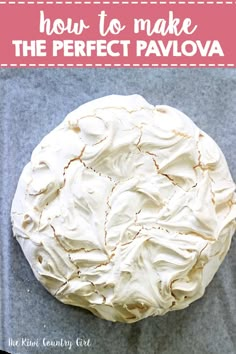 how to make the perfect pavoa cake with cream cheese frosting on top