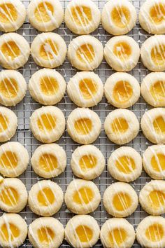 freshly baked cookies with butter on a cooling rack