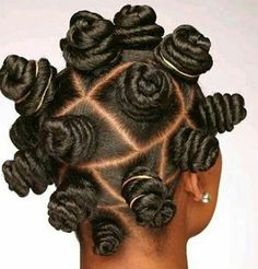 Bantu knots Bantu Knots Tutorial, Knot Braids, Afrocentric Hair, Afrocentric Hairstyles, Bantu Knot Hairstyles, Best Hairstyles For Women, Braiding Styles, Styles Braids, Hair Knot