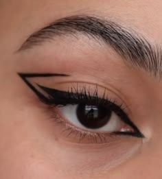 Delineados Egirl, Eye Makeup Inspo, Cute Eye Makeup, Eye Makeup Techniques, Graphic Makeup, Swag Makeup, Eye Makeup Pictures, Pinterest Makeup, Makijaż Smokey Eye