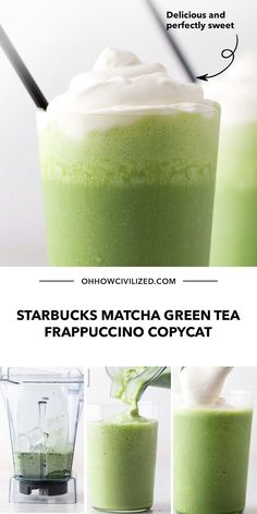 starbucks matcha green tea frappuccino copycat