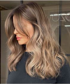 Lighter Brown Hair Color, Lighter Brown Hair, Balayage Blond, Honey Brown Hair, Cute Hair Colors, Brown Hair Balayage, Blonde Hair Inspiration, Blonde Hair Shades