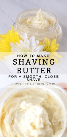 Shaving Butter, Homemade Shaving Cream, Butter Recipes Homemade, Shave Butter, Diy Beauty Recipes, Natural Body Care